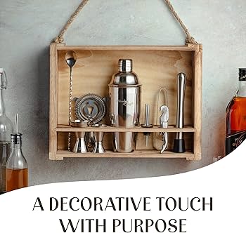 Amazon.com: Mixology & Craft 11-Piece Cocktail Shaker Set with