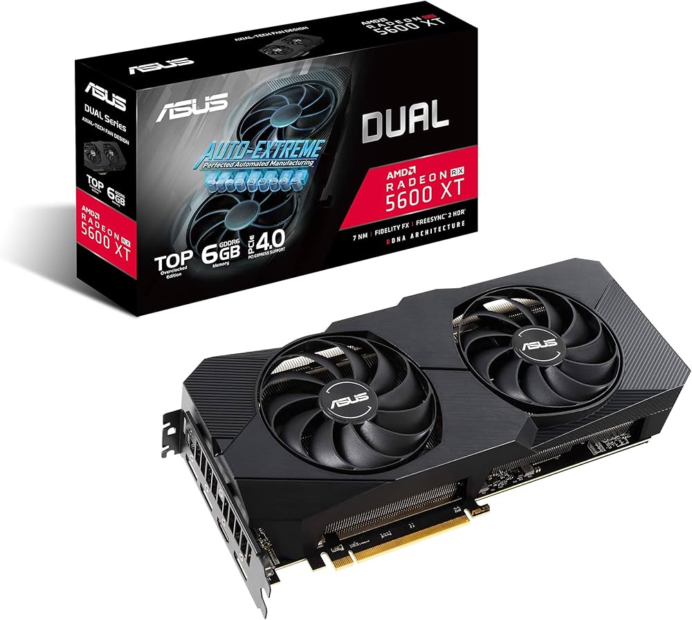Amazon | ASUS デュアル AMD Radeon RX 5600 XT EVO トップ