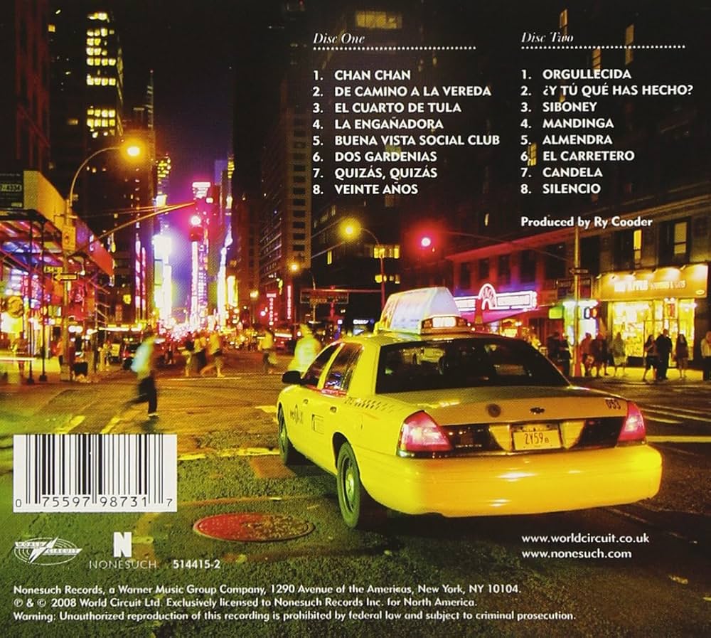 BUENA VISTA SOCIAL CLUB - Buena Vista Social Club At Carnegie Hall