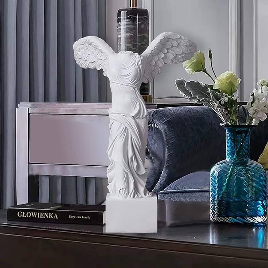 Amazon.co.jp: akindou 自宅が美術館 石膏像 風 人物像 レプリカ 割れ