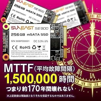 Amazon | SUNEAST SSD 内蔵SSD 1TB SE900 Msata Solid State Drive SSD