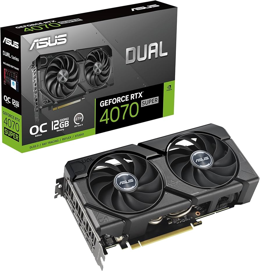 Amazon.com: ASUS Dual GeForce RTX™ 4070 Super EVO OC Edition 12GB