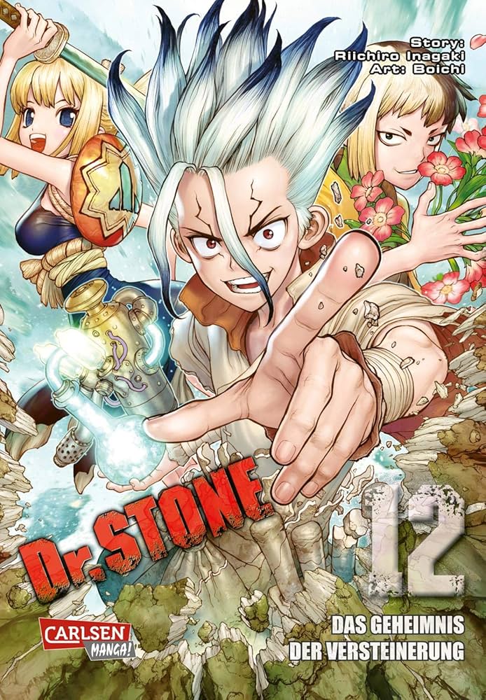 Amazon | Dr. Stone 12: Verrueckte Abenteuer, Action und