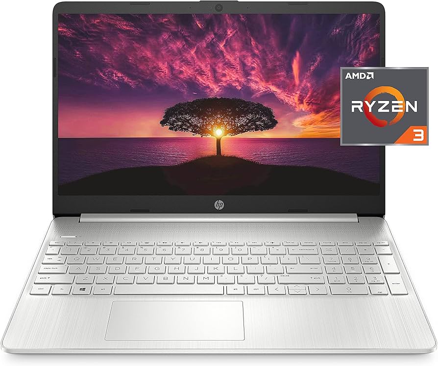 Amazon.com: HP 15 Laptop, AMD Ryzen 3 Processor, 8 GB RAM, 256 GB