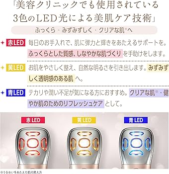 Amazon.co.jp: MCAura【国内正規品】美顔器 1台4モード12役 EMS