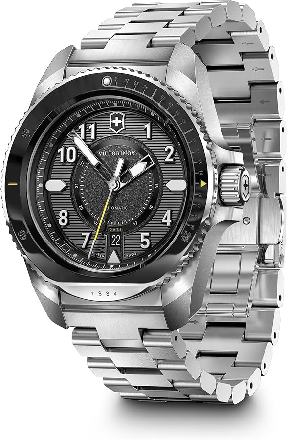 Amazon.com: Victorinox Journey 1884 Automatic Watch with Silver