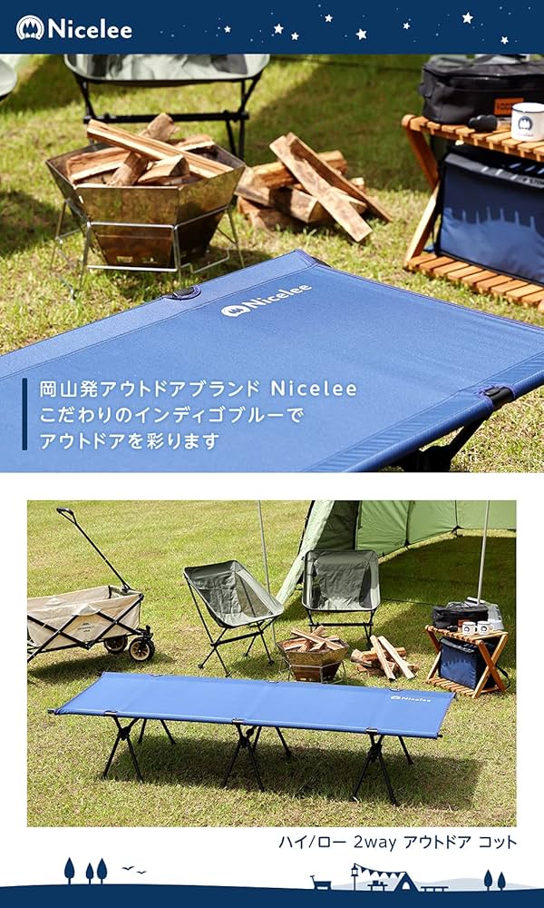 Amazon | 【岡山ブランド】ナイスリー (Nicelee) インディゴブルー