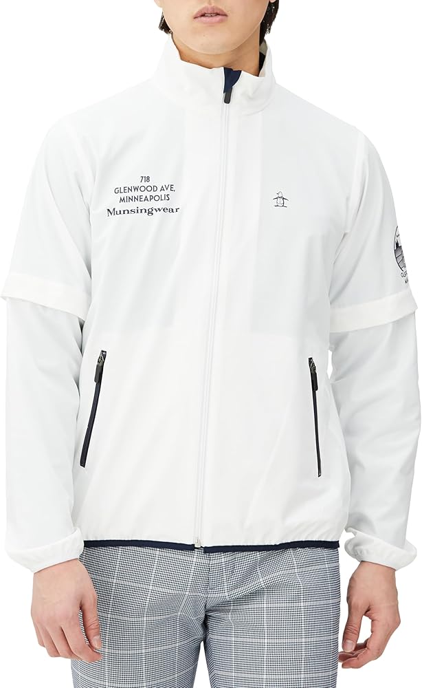 Amazon | MUNSINGWEAR(マンシングウェア) ブルゾンはっ水 ストレッチ