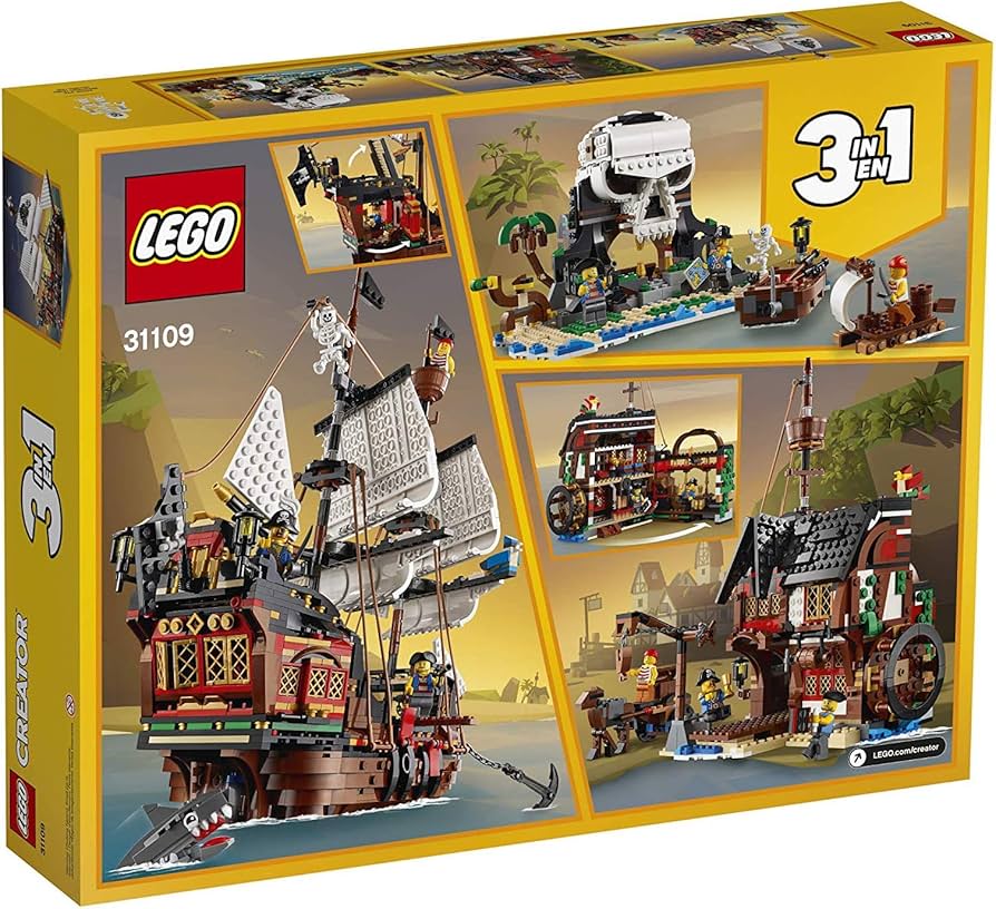 Amazon.co.jp: LEGO Creator 3in1 Pirate Ship 31109 Building Playset
