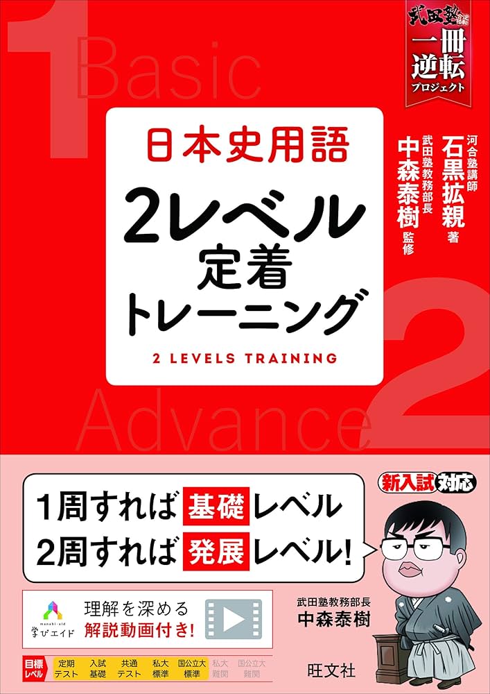 Amazon.com: 日本史用語 2レベル定着トレーニング (武田塾一冊逆転