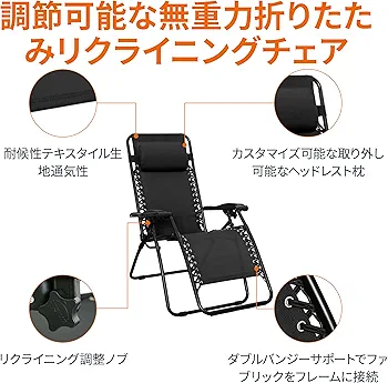 Amazon.co.jp: Amazonベーシック 椅子 キャンプ アウトドアチェア
