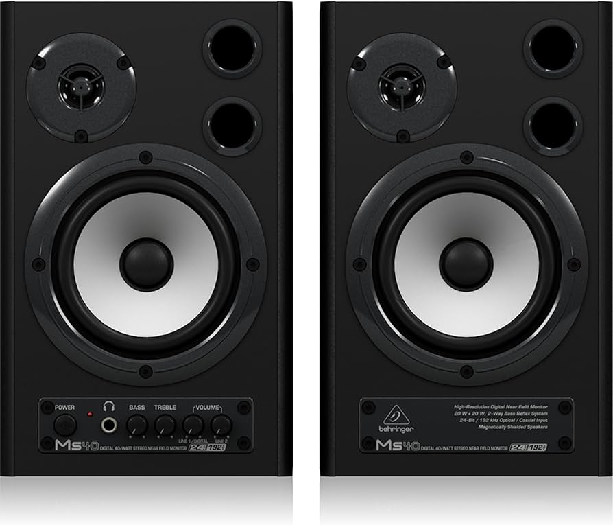 Amazon | BEHRINGER ベリンガー MS40 | モニタースピーカー | 楽器
