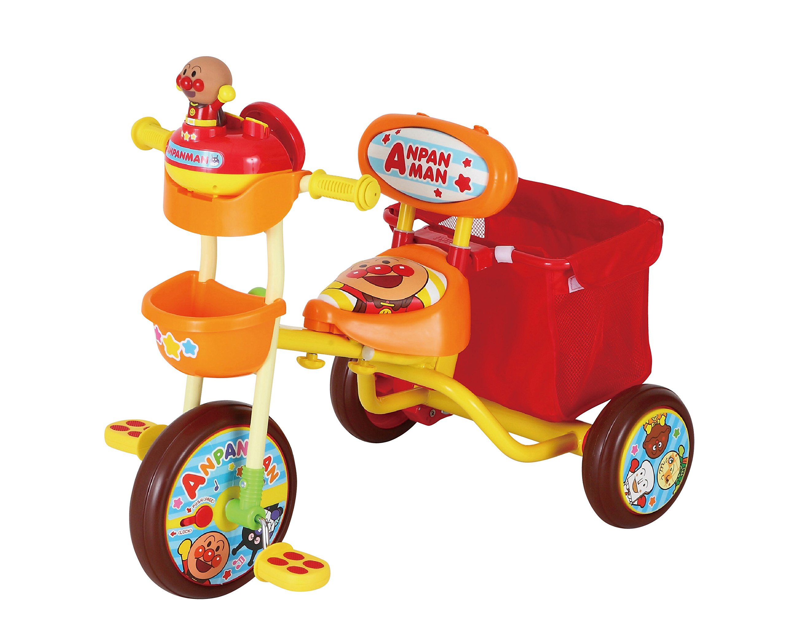 Amazon.co.jp: 三輪車 それいけ!アンパンマンデラックスII オレンジ