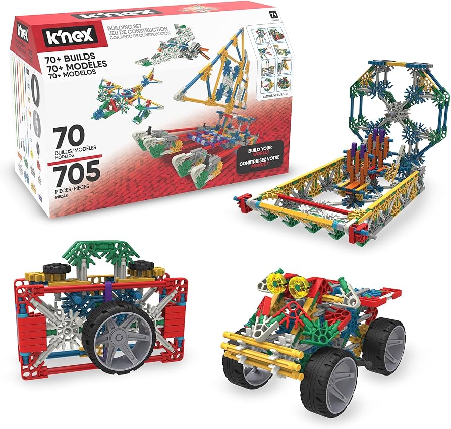 Amazon.com: K'NEX - 70 Model Building Set‚ 705 Pieces, STEM