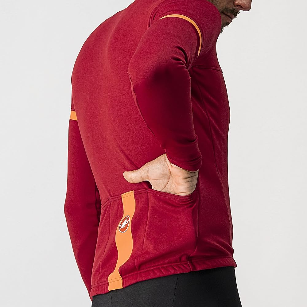 Amazon.com: Castelli Men's Fondo 2 Jersey FZ, Fleece Insulated