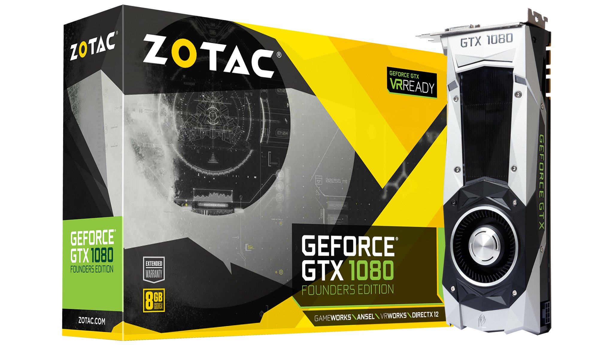 Amazon.com: ZOTAC GeForce GTX 1080 Founders Edition Graphics Cards