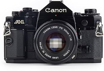 Amazon.com : Canon A-1 A1 35MM SLR Film Camera with 50mm 1.8 Canon