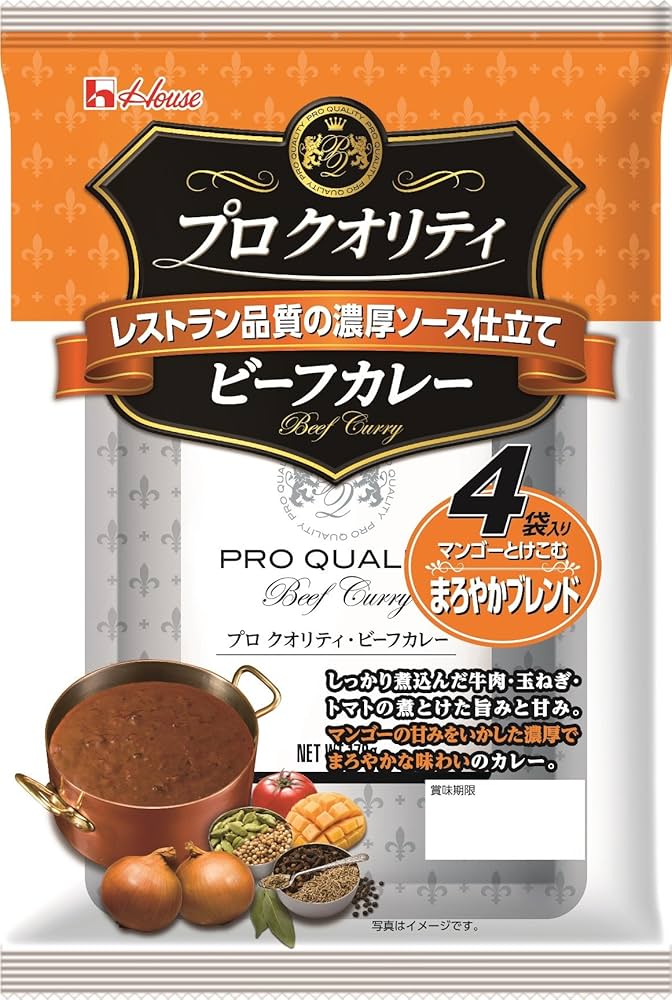 Amazon.co.jp: House ハウス プロクオリティ ビーフカレー まろやか
