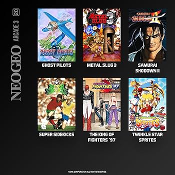 Blaze Evercade NEOGEO Arcade 3 : Amazon.co.uk: PC & Video Games