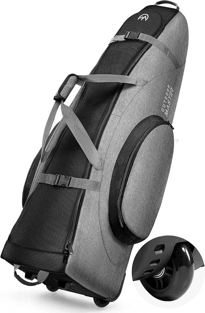 Amazon | ゴルフバッグカバー 【キャスター付き・高密度900Dナイロン