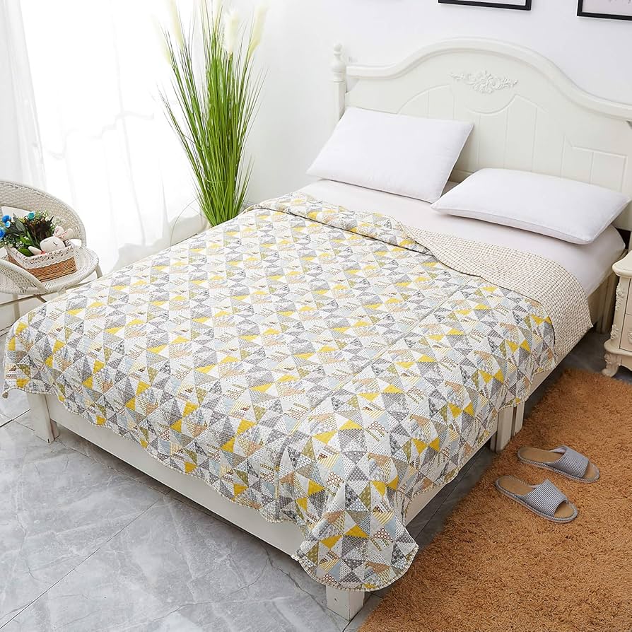 Amazon｜JEMA ジェマ キルトケット マルチカバー ベッドカバー ソファ