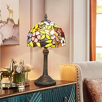 Amazon.co.jp : ティファニースタイルランプ、8インチのブドウの花の