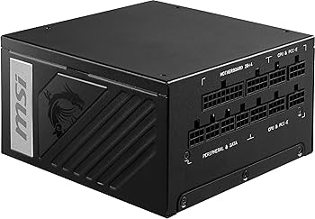Amazon | MSI MPG A1000G PC電源ユニット 1000W 80PLUS Gold PS1176