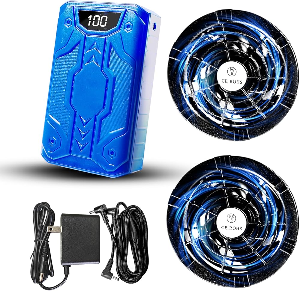 Amazon.co.jp: 【2025最強業界爆風40V/30000mAh】 空調作業服 ファン