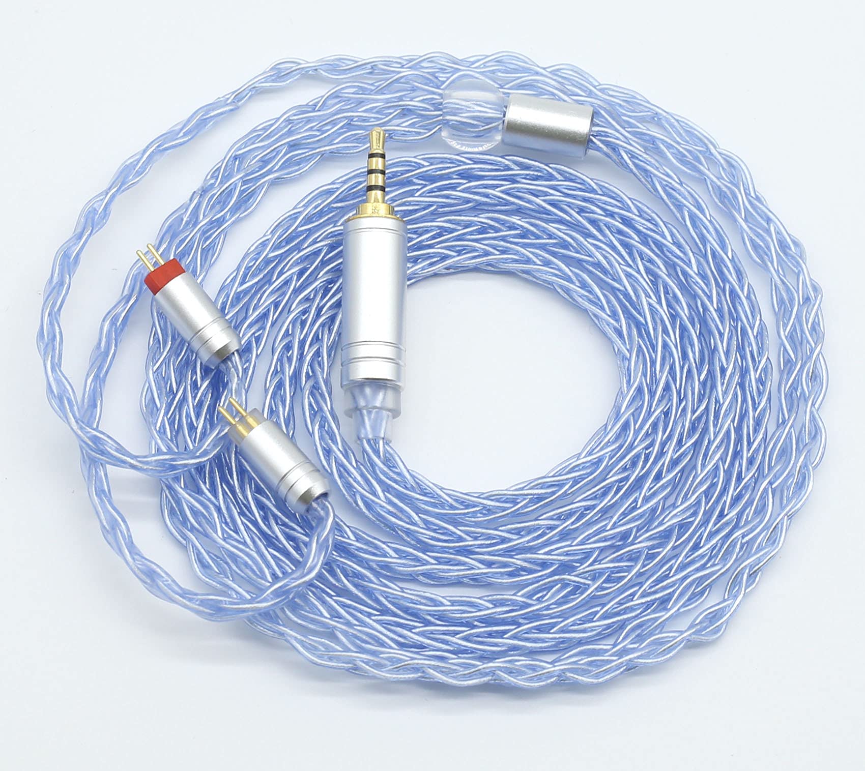 Amazon | 【JSHiFi-SKY】2pin2.5mmリケーブル8芯銀メッキ中華イヤホン