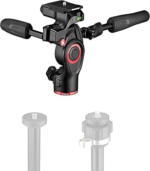 Amazon | マンフロット(Manfrotto) 3ウェイ雲台 ビデオ雲台 トラベル雲