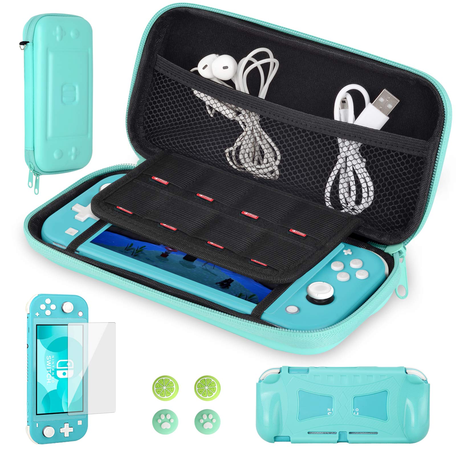 Amazon.com: CoBak Carrying Case for Nintendo Switch Lite - with 1