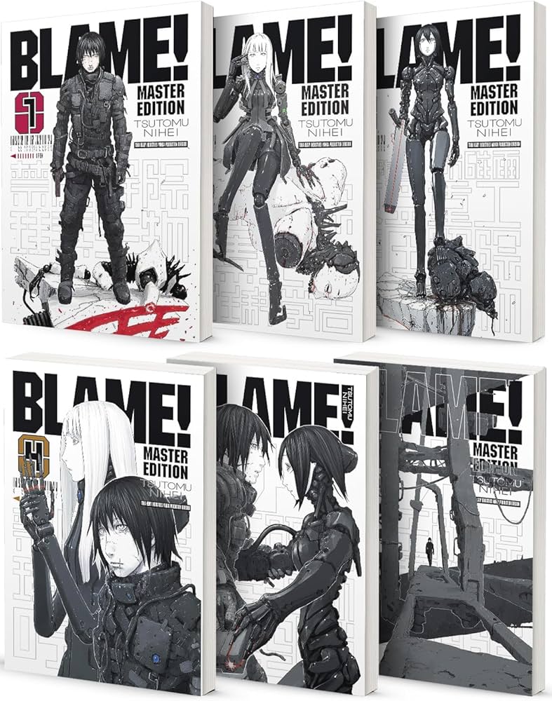 BLAME! Manga Vol 1-6 Complete Master Edition 6-book Set by Tsutomu