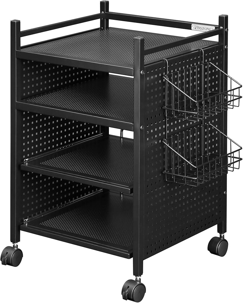 Amazon｜Bauhutte(バウヒュッテ) ゲーム機収納ラック スライダー式