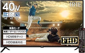 Amazon | テレビ 40インチ フルHD 40型 TV 裏番組 録画機能付き対応 地