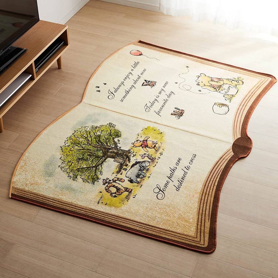 Amazon｜[ベルメゾン] ディズニー ラグ 絵本のような ラグ・カーペット