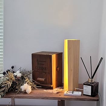 Amazon.co.jp : 木製のLEDの間接照明 ライト スタンド 調光可能