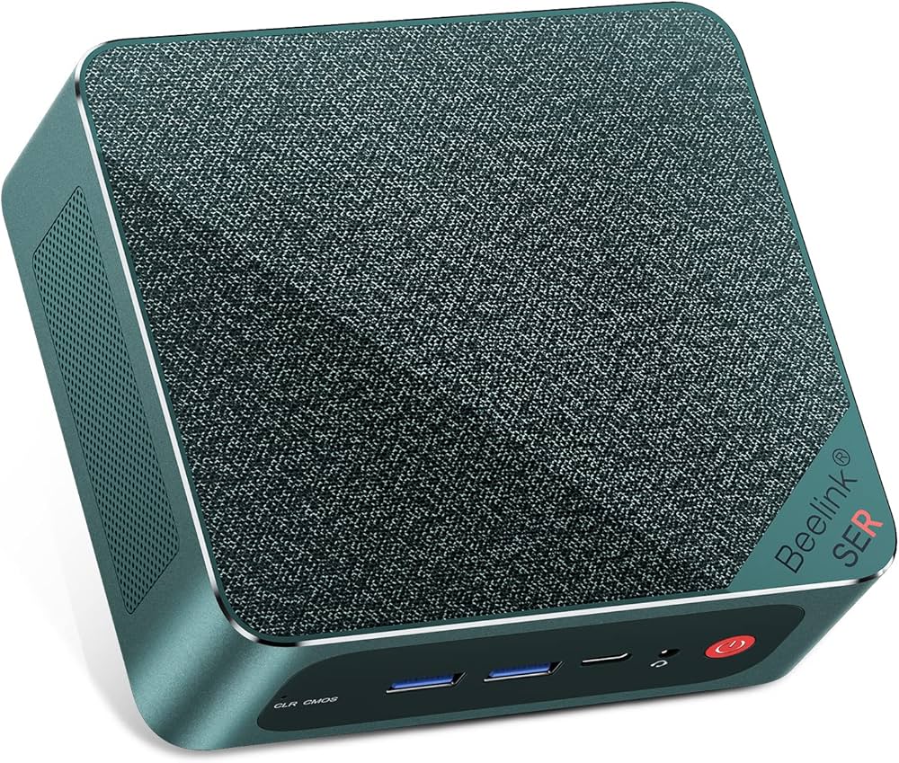 Beelink Mini PC, AMD Ryzen 7 7735HS up to 4.7GHz, Gaming Mini