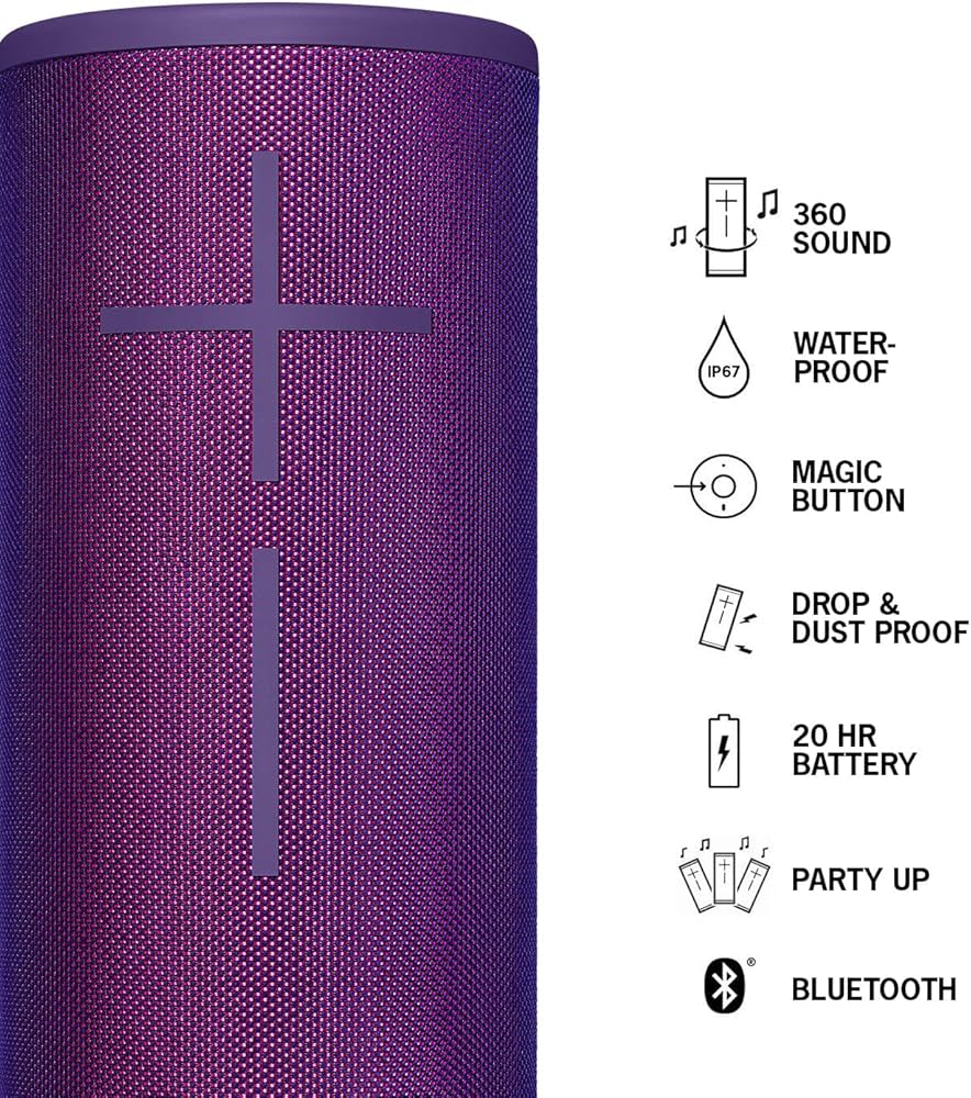 Amazon.com: Ultimate Ears Boom 3 Wireless Portable Bluetooth