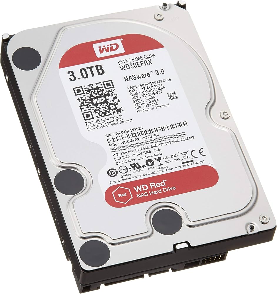 Amazon | 【整備済み品】 Western Digital HDD 3TB WD Red NAS RAID