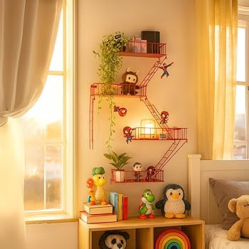 Amazon.com: 4 Tier Fire Escape Wall Shelf – New York Decorative