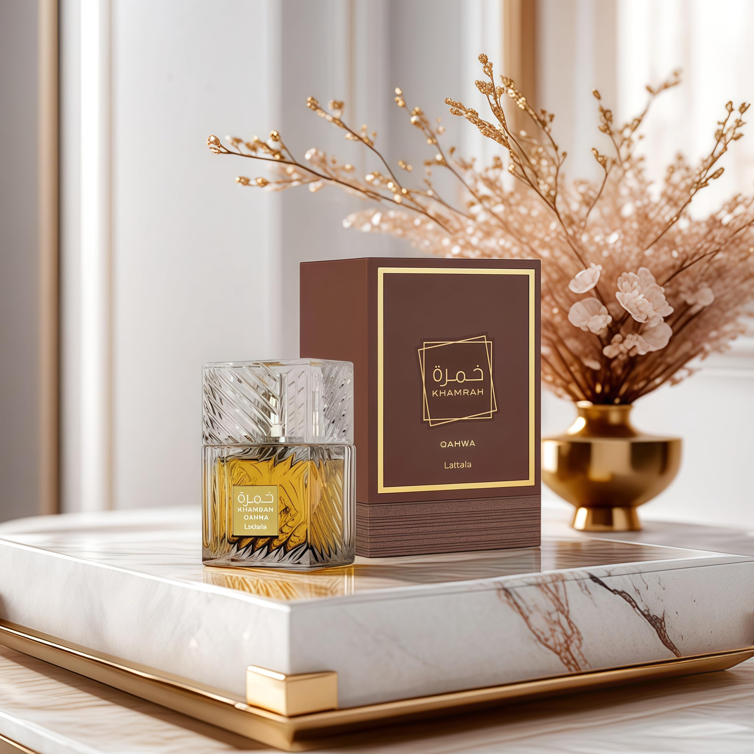 Amazon | Lattafa KHAMRAH メンズ香水 100ml 濃厚持続 アラビアン