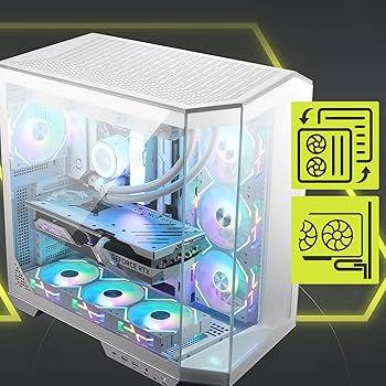 Amazon.com: msi MAG PANO 100L PZ White - Premium Mid-Tower Gaming