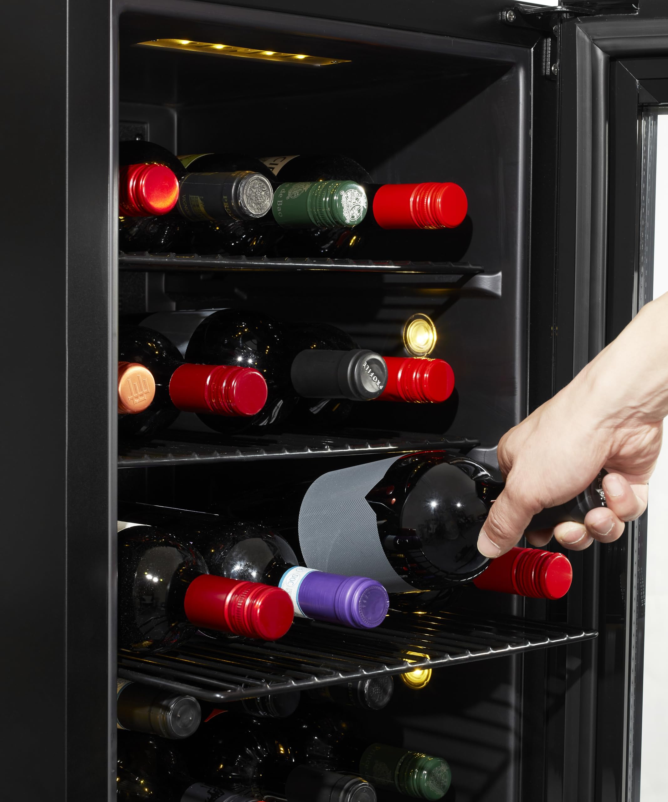 Amazon.co.jp: ワインセラー コンプレッサー式 37本収納 恒温保湿 安定