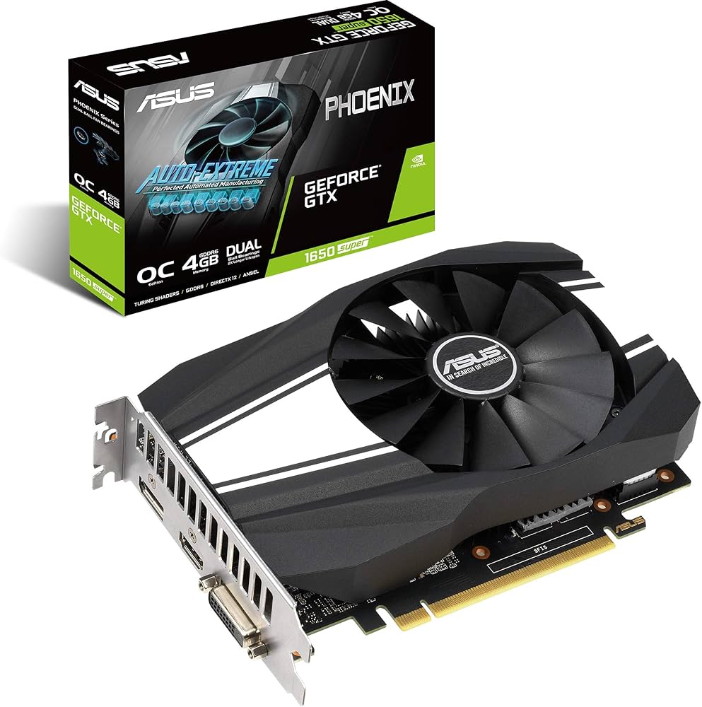 Amazon | ASUS NVIDIA GeForce GTX 1650 SUPER 搭載 シングルファン