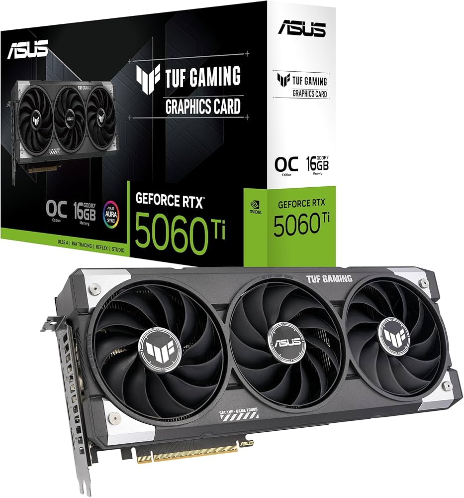 Amazon | ASUS Dual GeForce RTX 5060 TI OC 16G GDDR7 ゲーミング