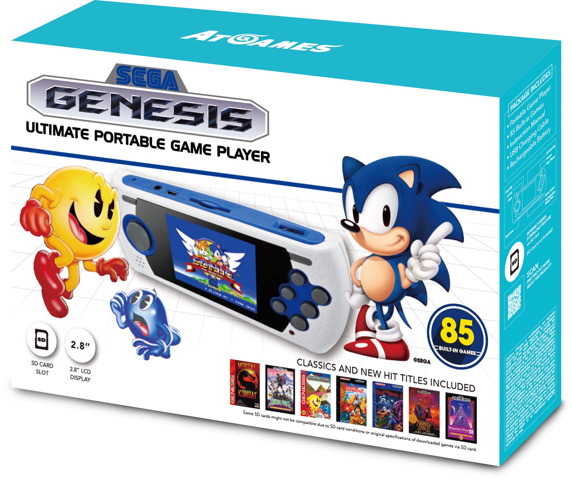 Amazon.com: AtGames Sega Genesis Ultimate Portable Game Player