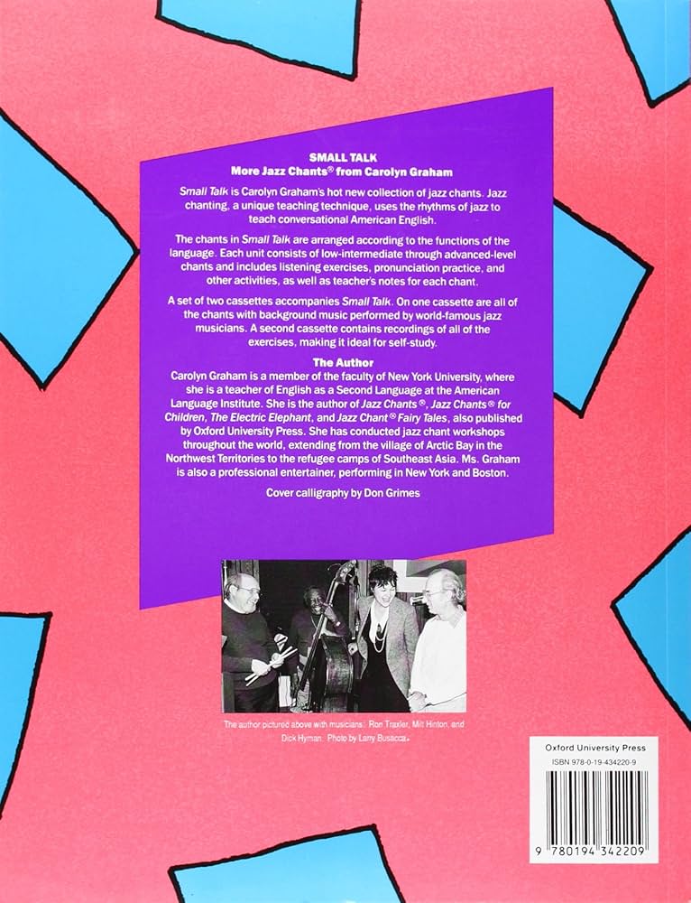 Amazon.com: Small Talk: More Jazz Chants: 9780194342209: Graham