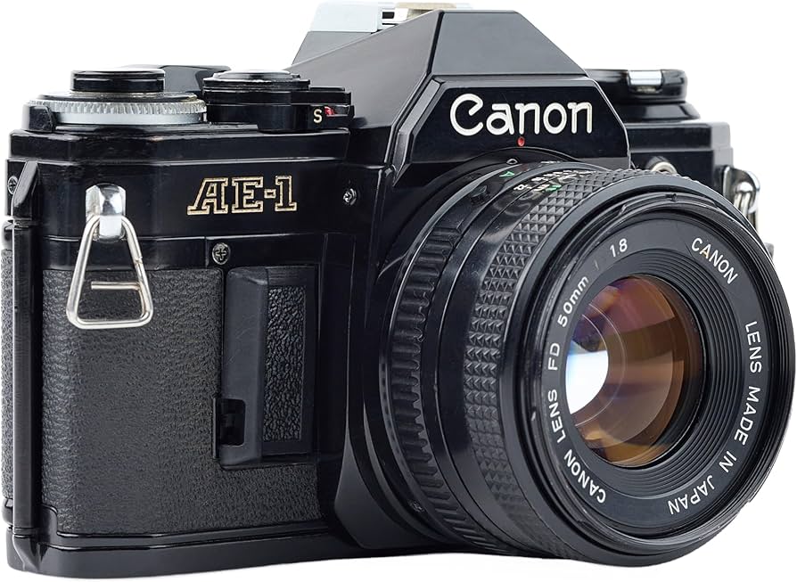 Amazon.com : Canon AE-1 35mm SLR Film Manual Focus Camera (Black
