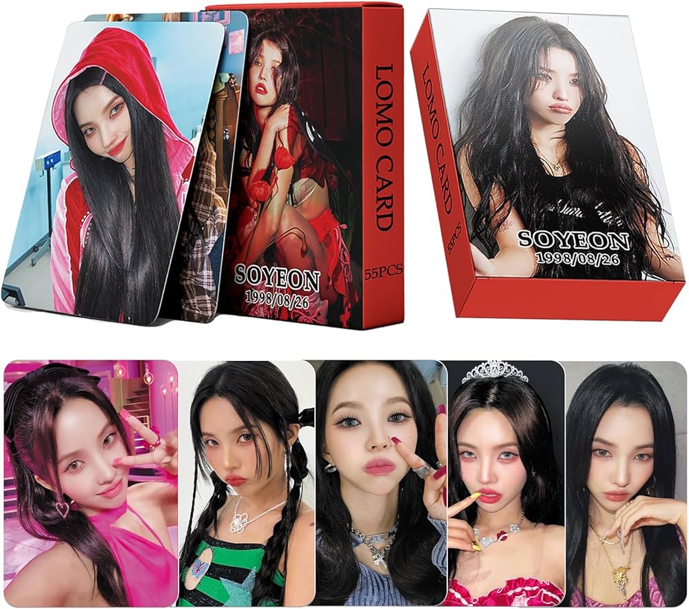 Amazon.co.jp: PYAJUU Soyeon フォトカード 55枚 (G) I-DLE Soyeon