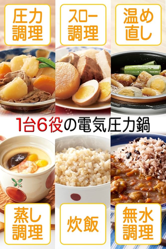 Amazon | siroca 電気圧力鍋 SPC-211グレー[圧力/無水/蒸し/炊飯